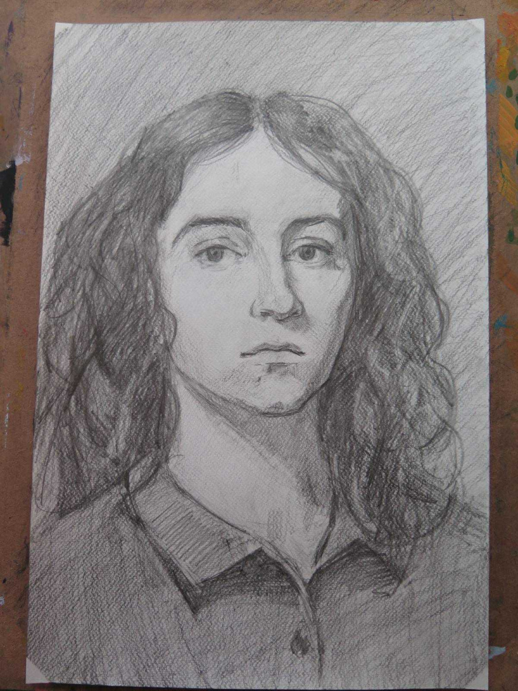 Self Portrait for High School Portfolio Prep Admissions Self Portrait for High School Portfolio Prep Admissions