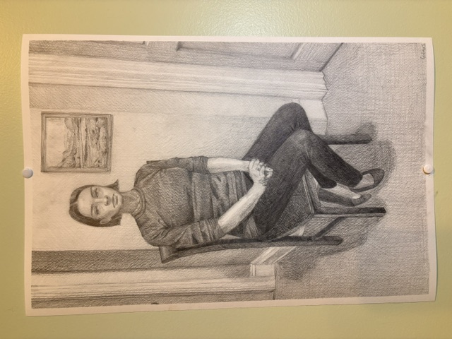 Figure drawing in pencil for High School Portfolio Submission Figure drawing in pencil for High School Portfolio Submission
